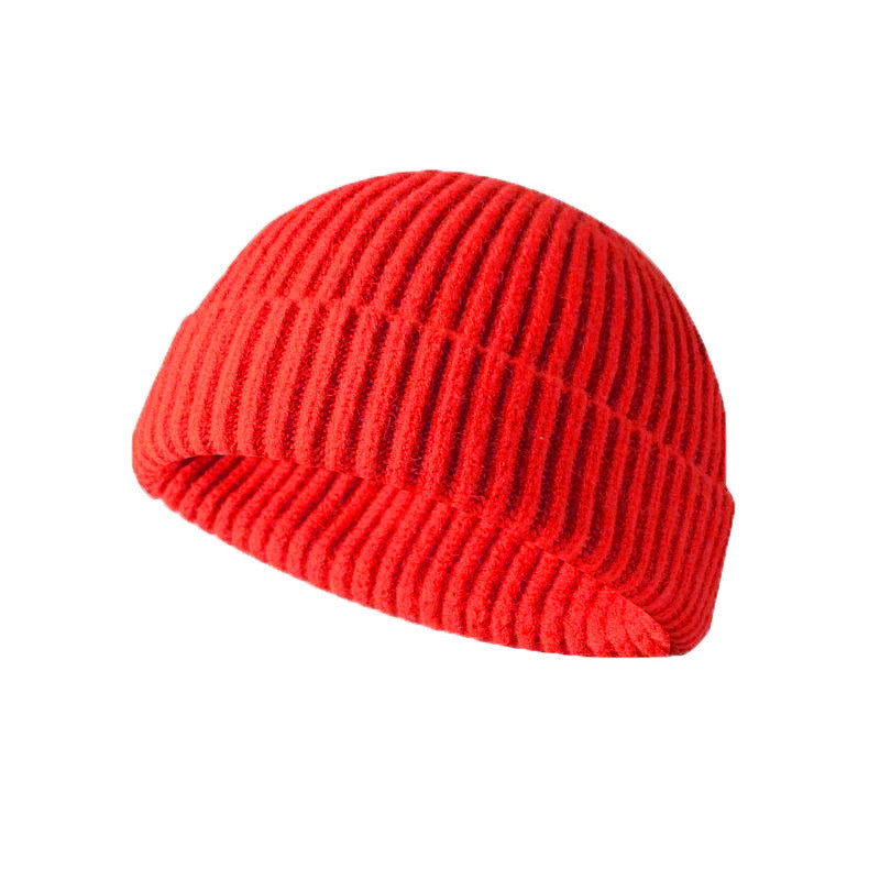 Hat Men And Women'S Fashion Warm Knit Wool Hat Hip Hop Cold Hat Doba